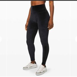 Lululemon wunder lounge high rise tight 28 in velvet